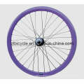 700c Fix Gear Bike Purple Color Wheel Set